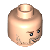 Lego hlava, tělová světlá (4521495)